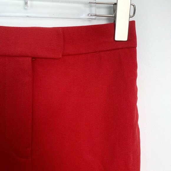 BURBERRY London Red Stirrup Leggings Size 36 Cotton Blend Equestrian Style Pants - Picture 6 of 7